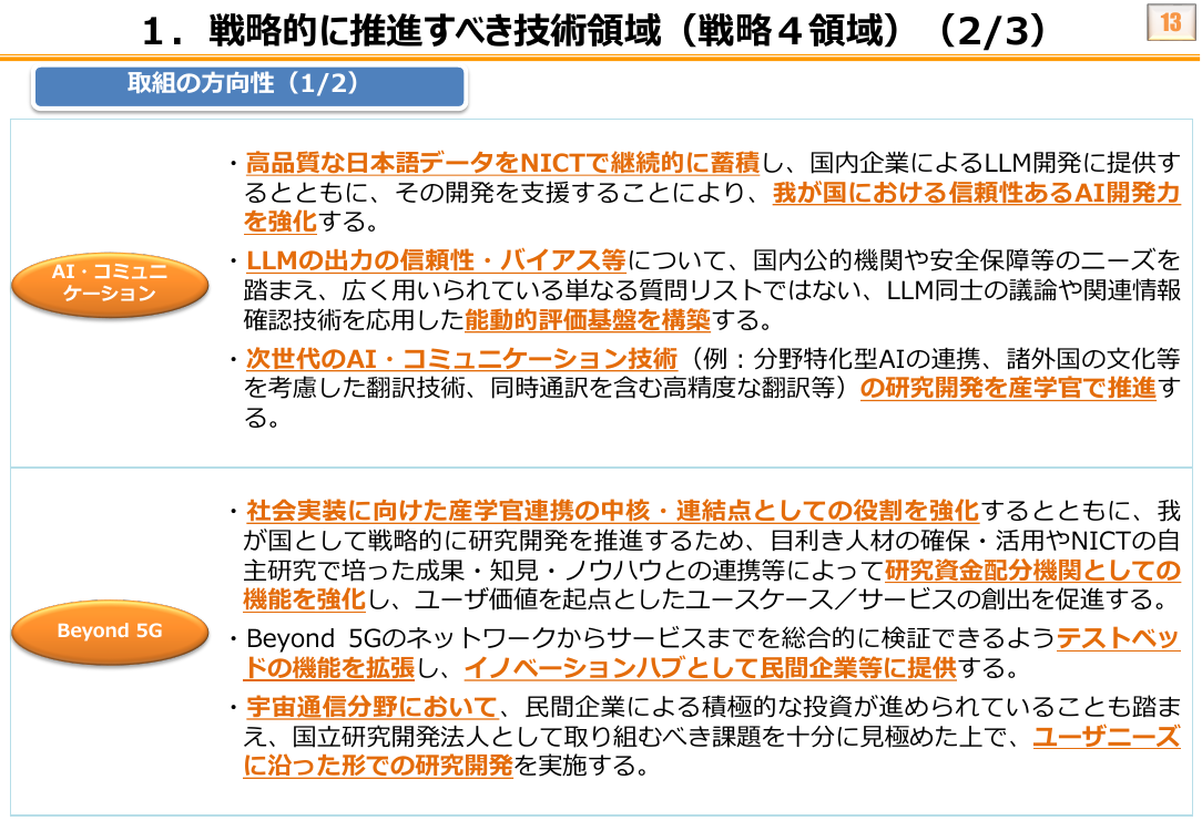 第53回 AI・多言語音声翻訳技術とLLMデータ整備 資料スライド 1枚目