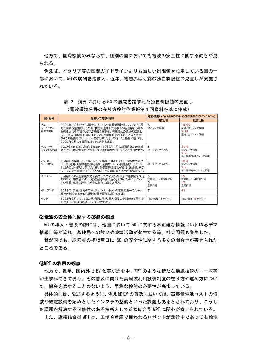 第54回 新たな電波利用と電波環境の整備 資料スライド 9枚目