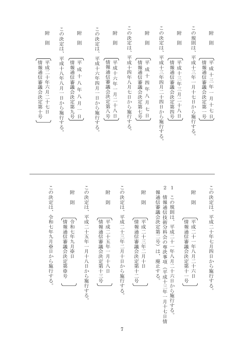 第54回 電気通信事業政策に係る所掌等の見直し 資料スライド 7枚目