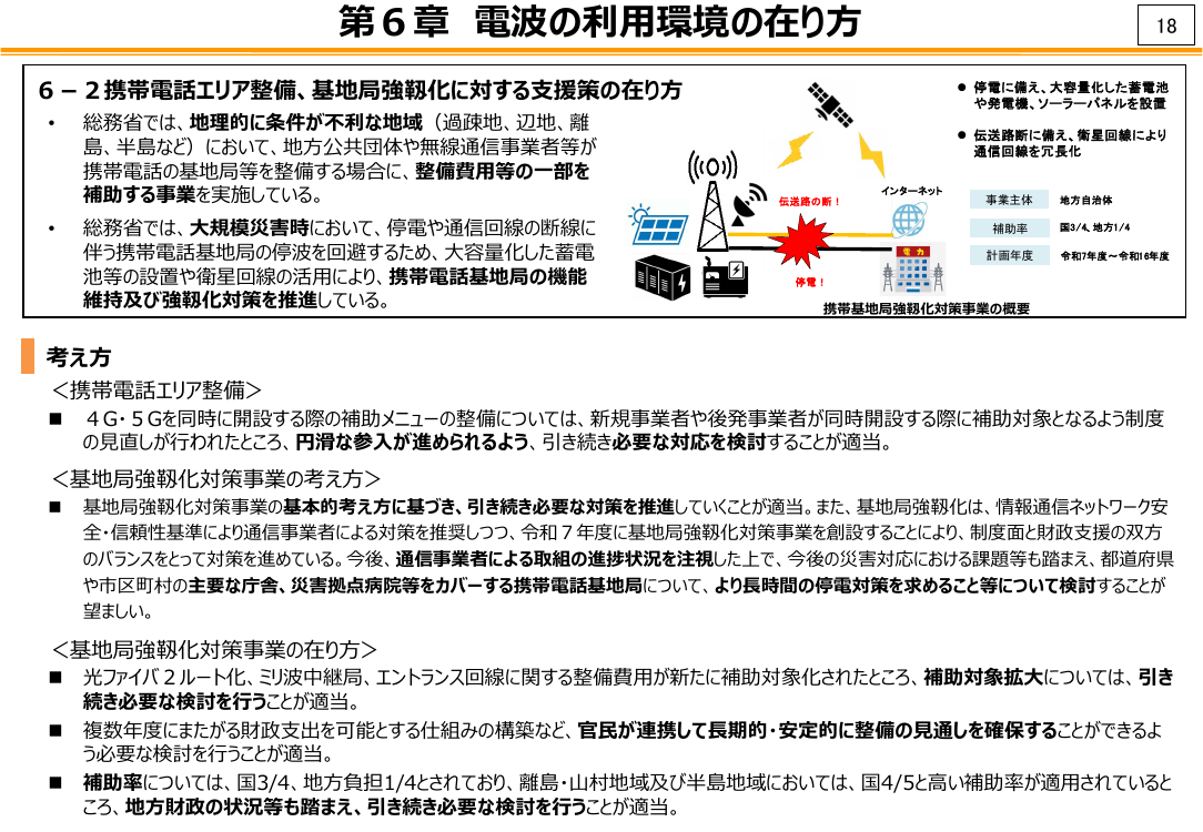 通信インフラ強靭化とシェアリングの推進 資料スライド