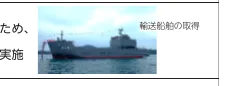 輸送船舶の写真が掲載された文書の一部