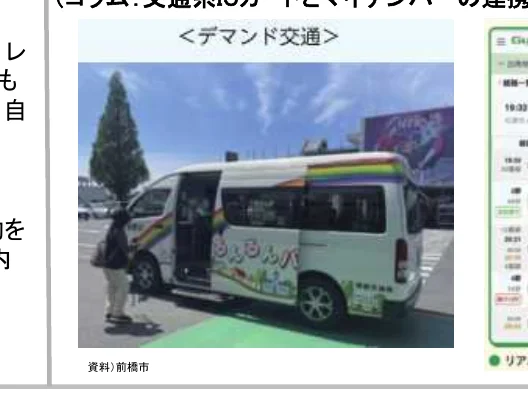 デマンド交通のバスの写真