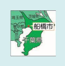 千葉県船橋市周辺の地図