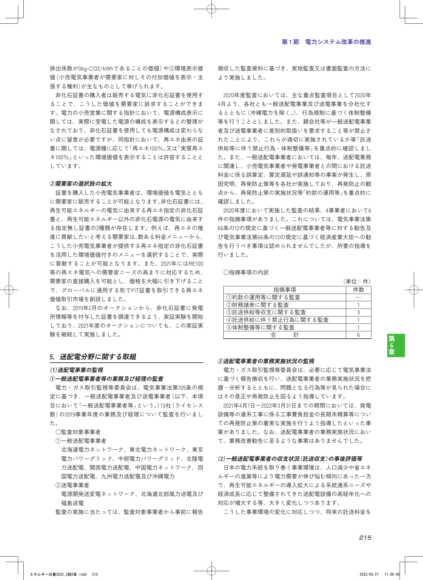 第1節 電力システム改革の推進
