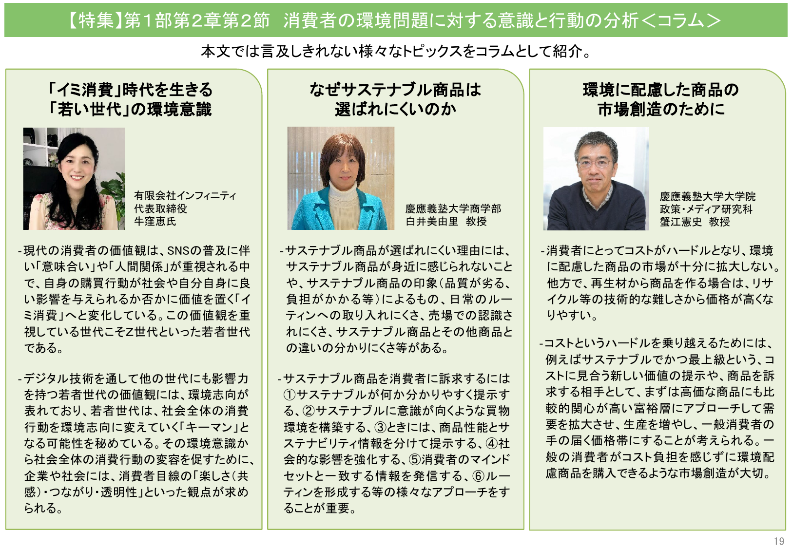 令和7年版 消費者白書（概要）