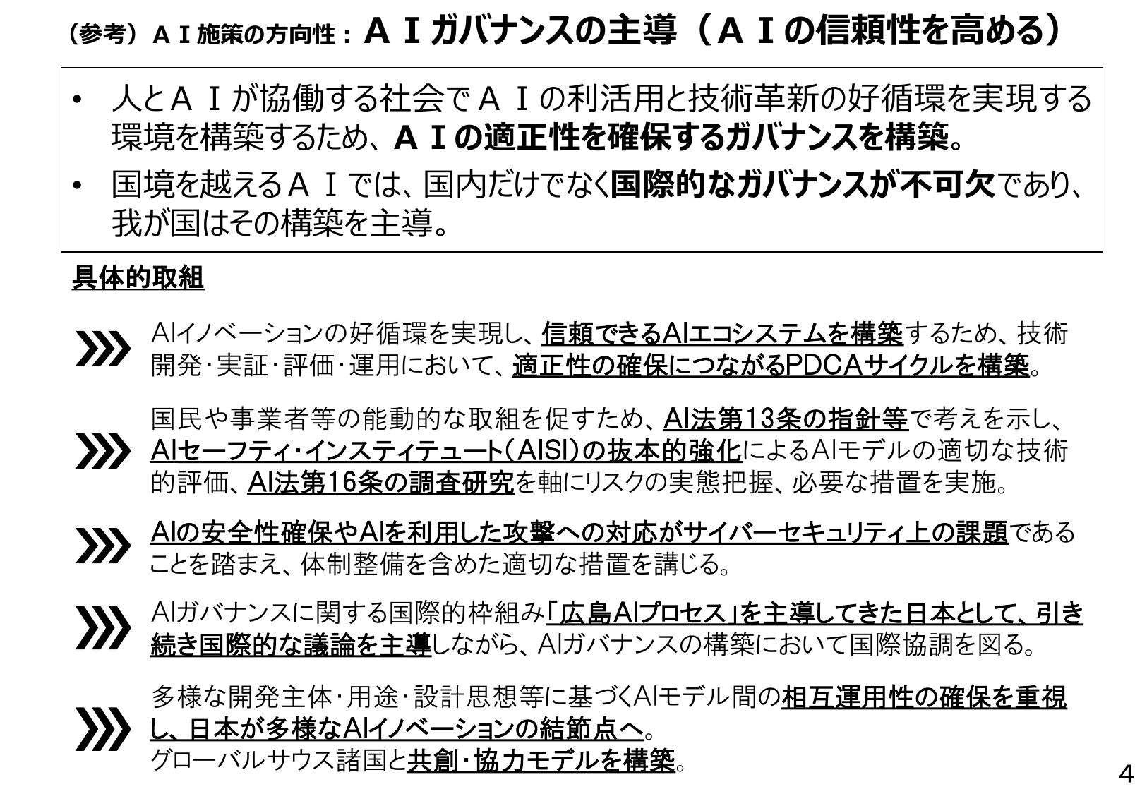 AISIの抜本的強化