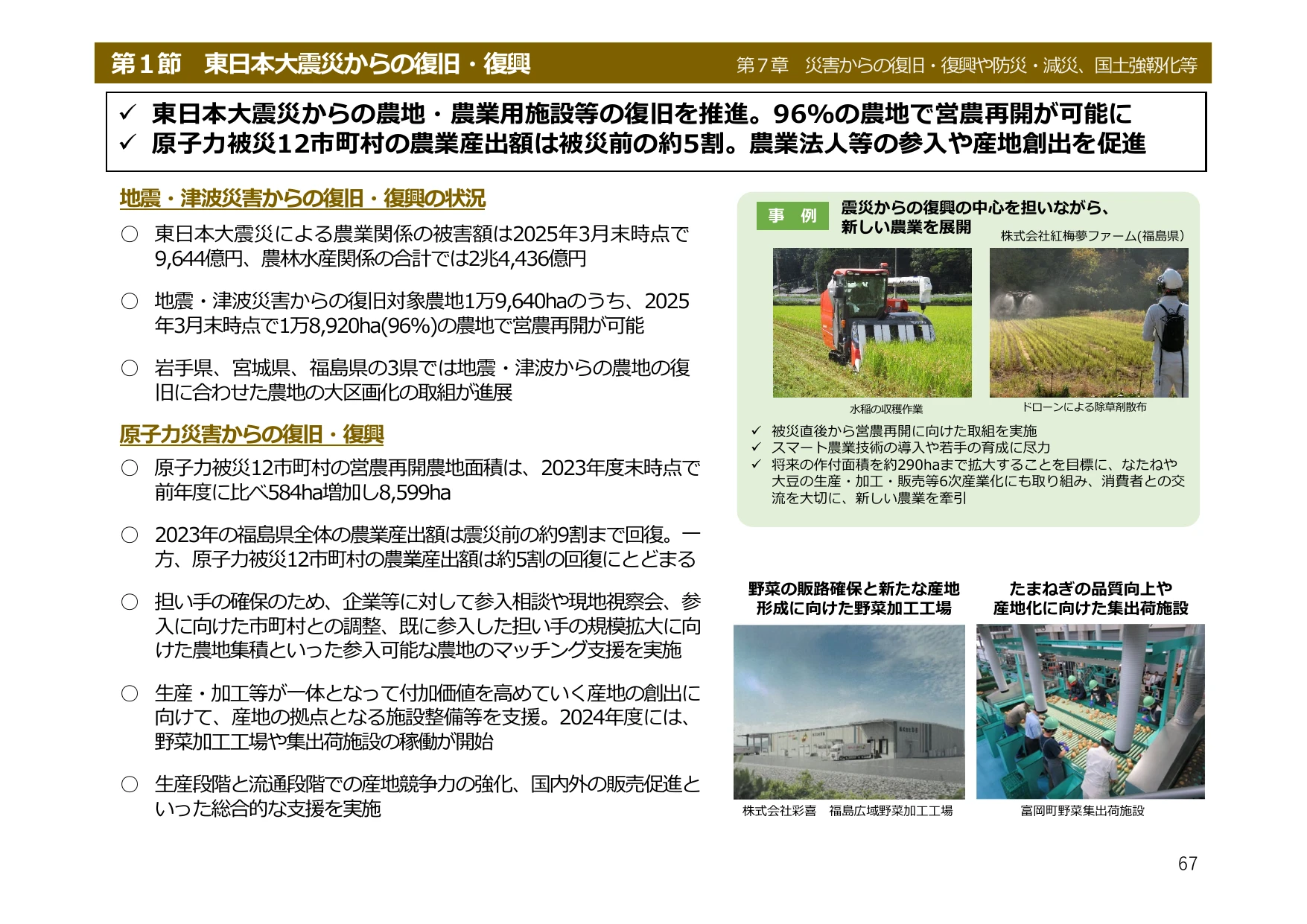 令和6年度 食料・農業・農村白書（概要）