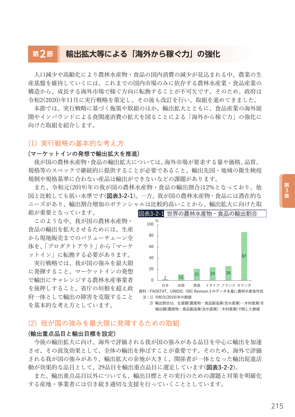 第2節 輸出拡大等による「海外から稼ぐ力」の強化