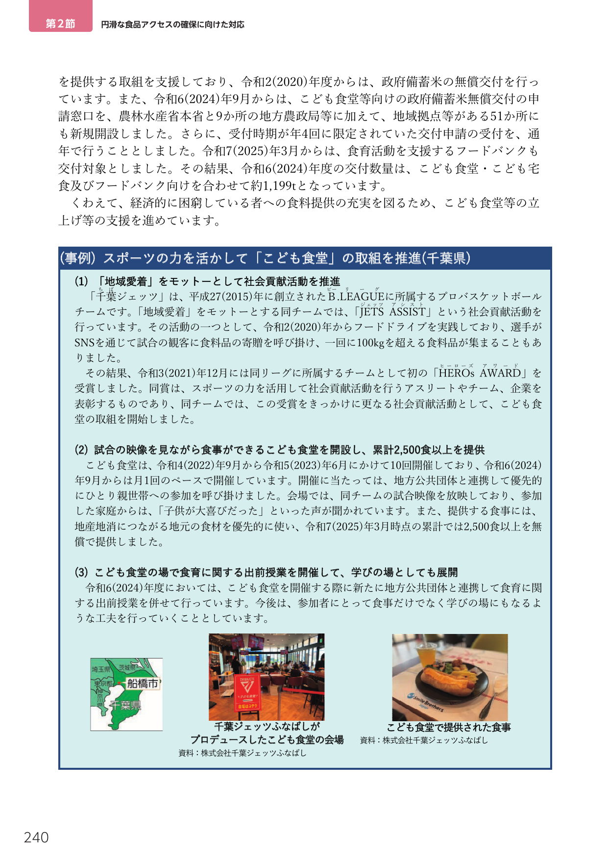 第2節 円滑な食品アクセスの確保に向けた対応