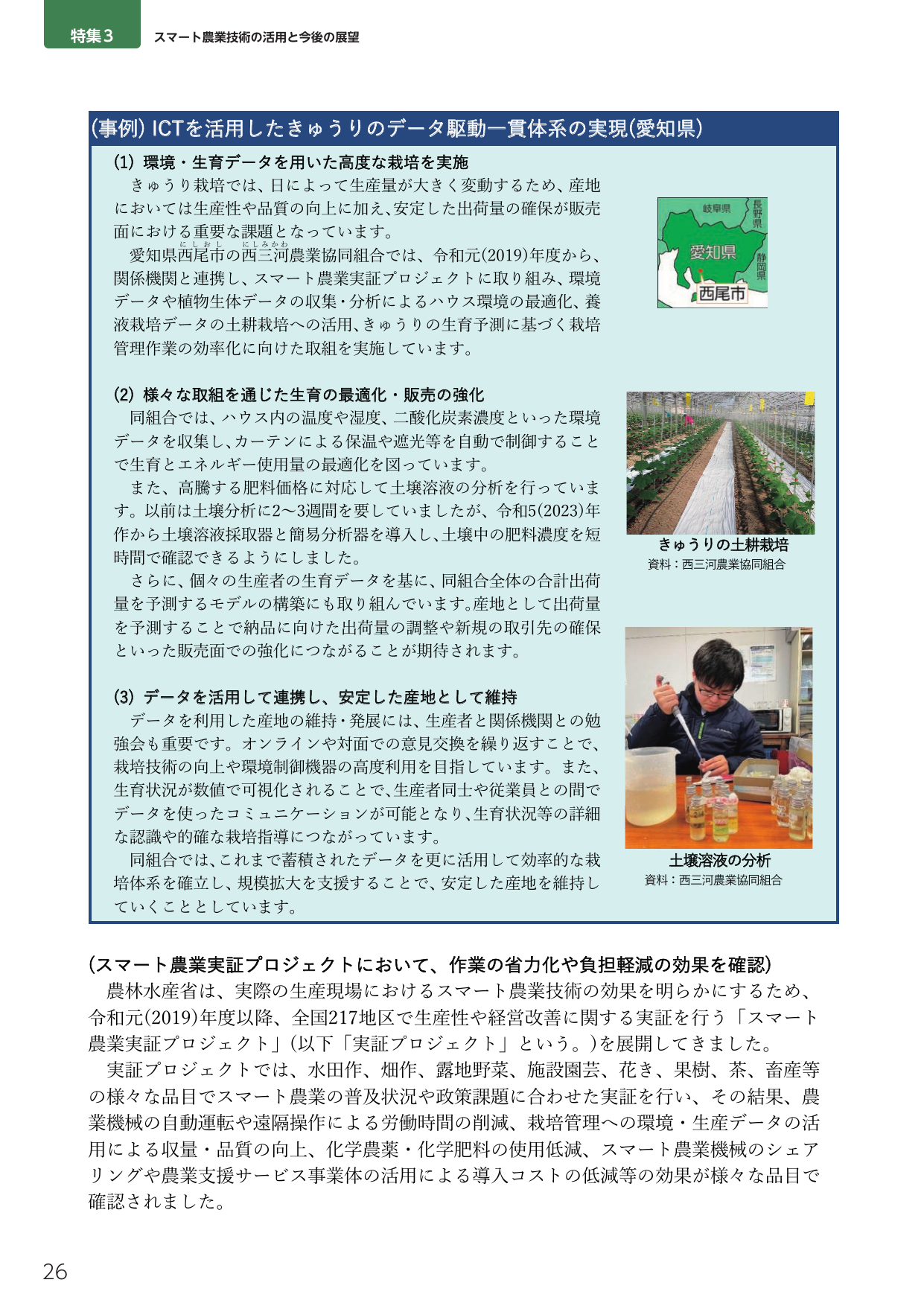 スマート農業技術の活用と今後の展望