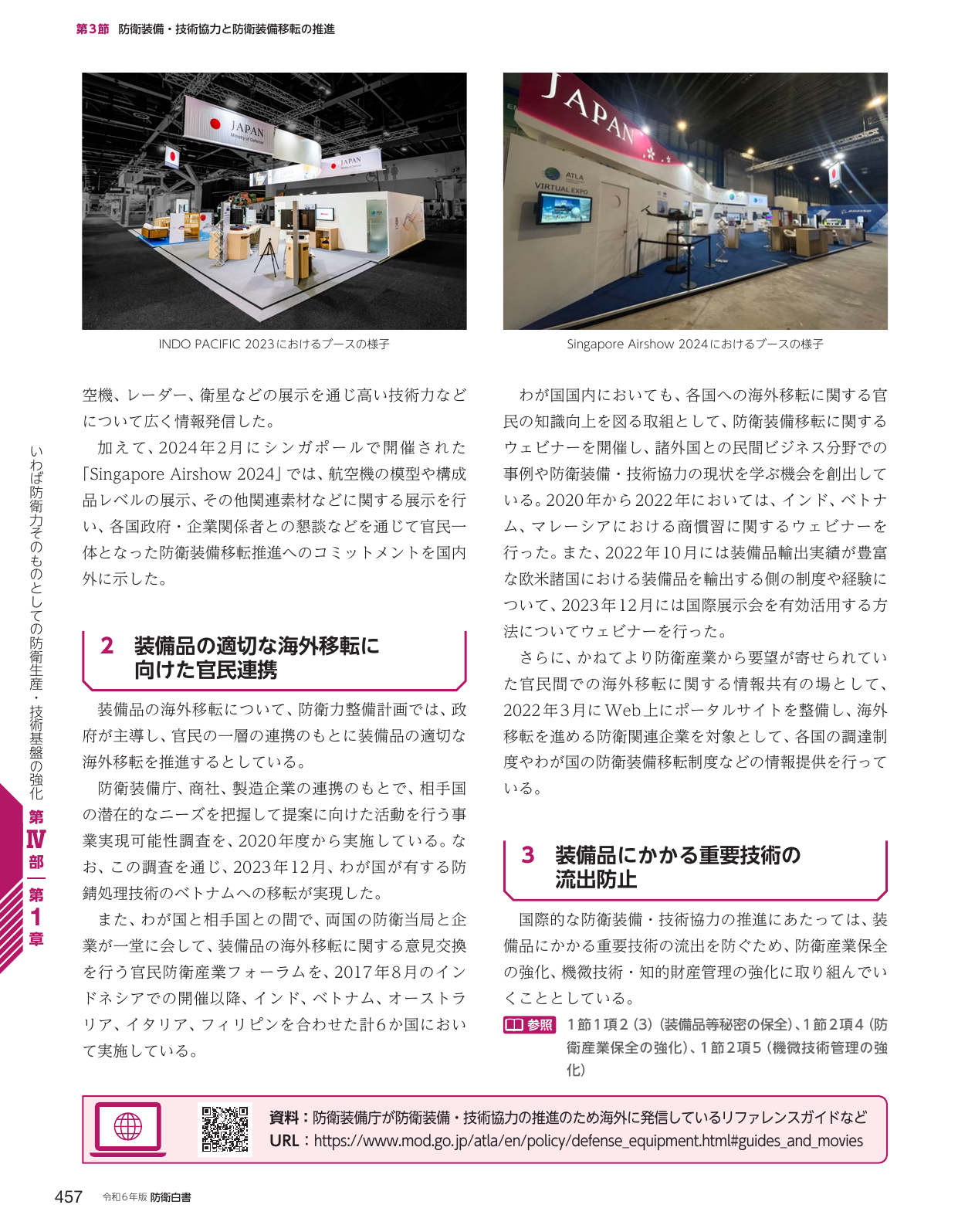 第3節 防衛装備・技術協力と防衛装備移転の推進