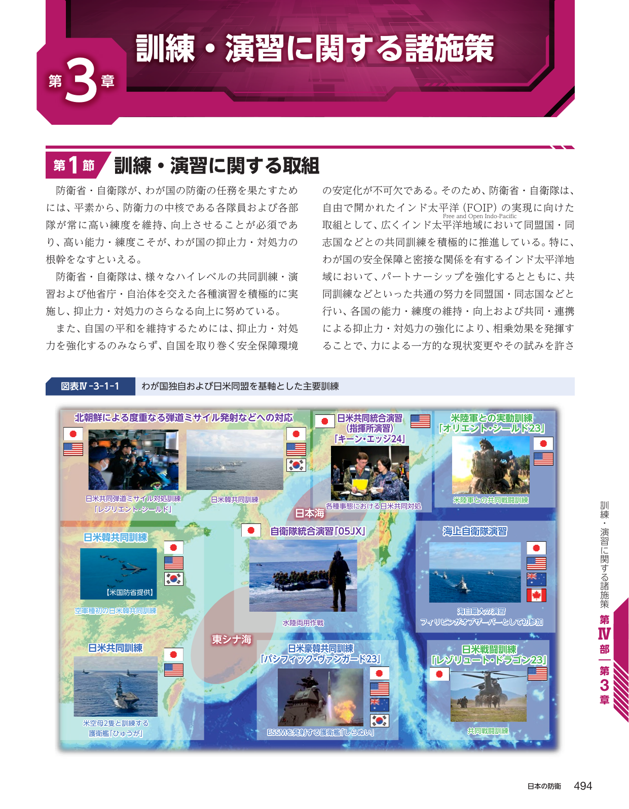 第3章 訓練・演習に関する諸施策