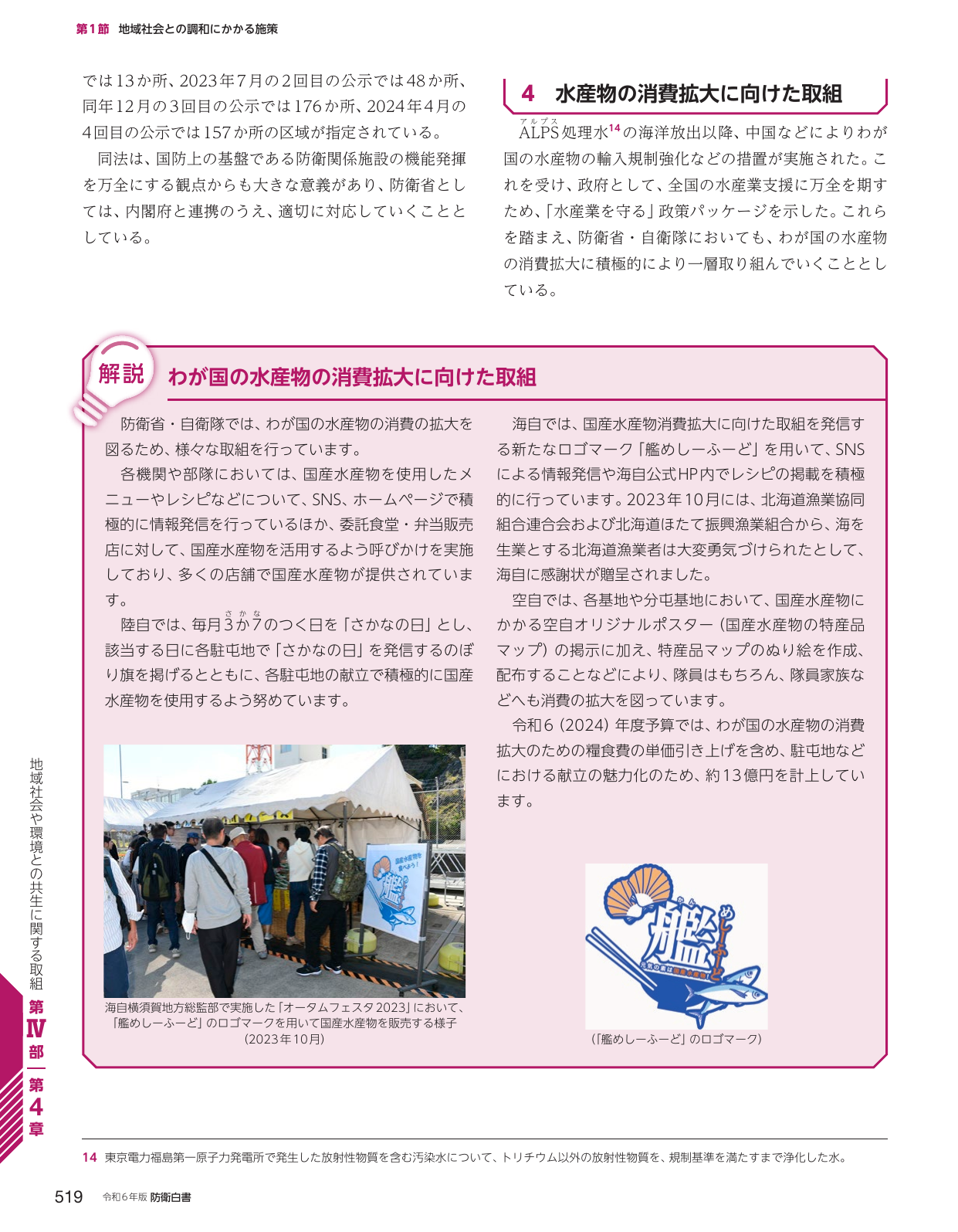 4 水産物の消費拡大に向けた取組