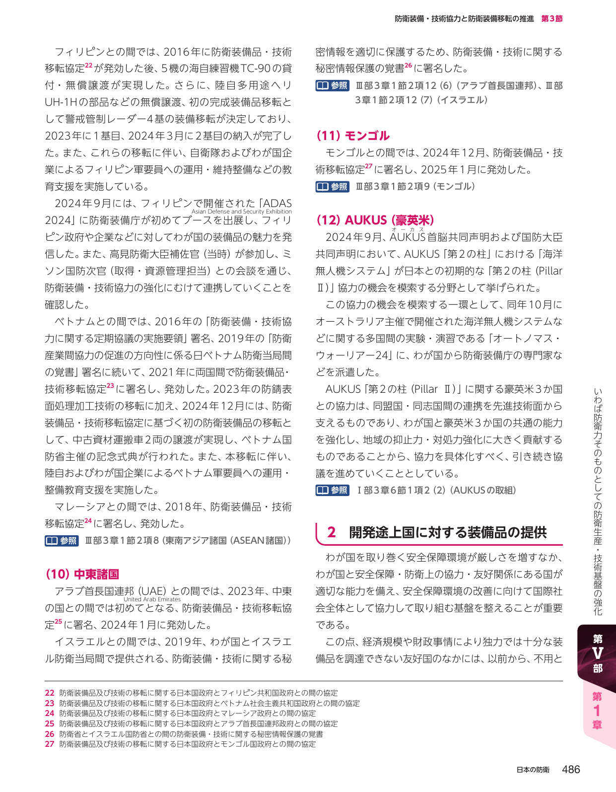 防衛装備・技術協力と防衛装備移転の推進
