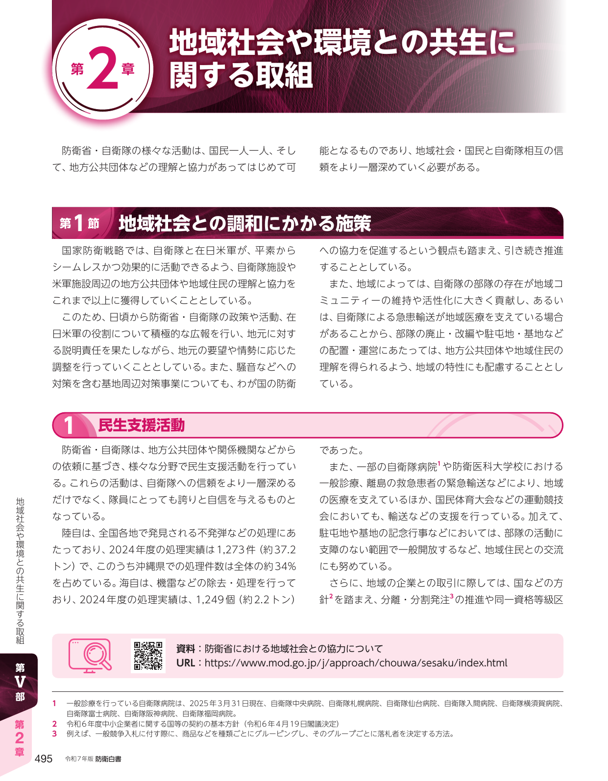 第2章 地域社会や環境との共生に関する取組
