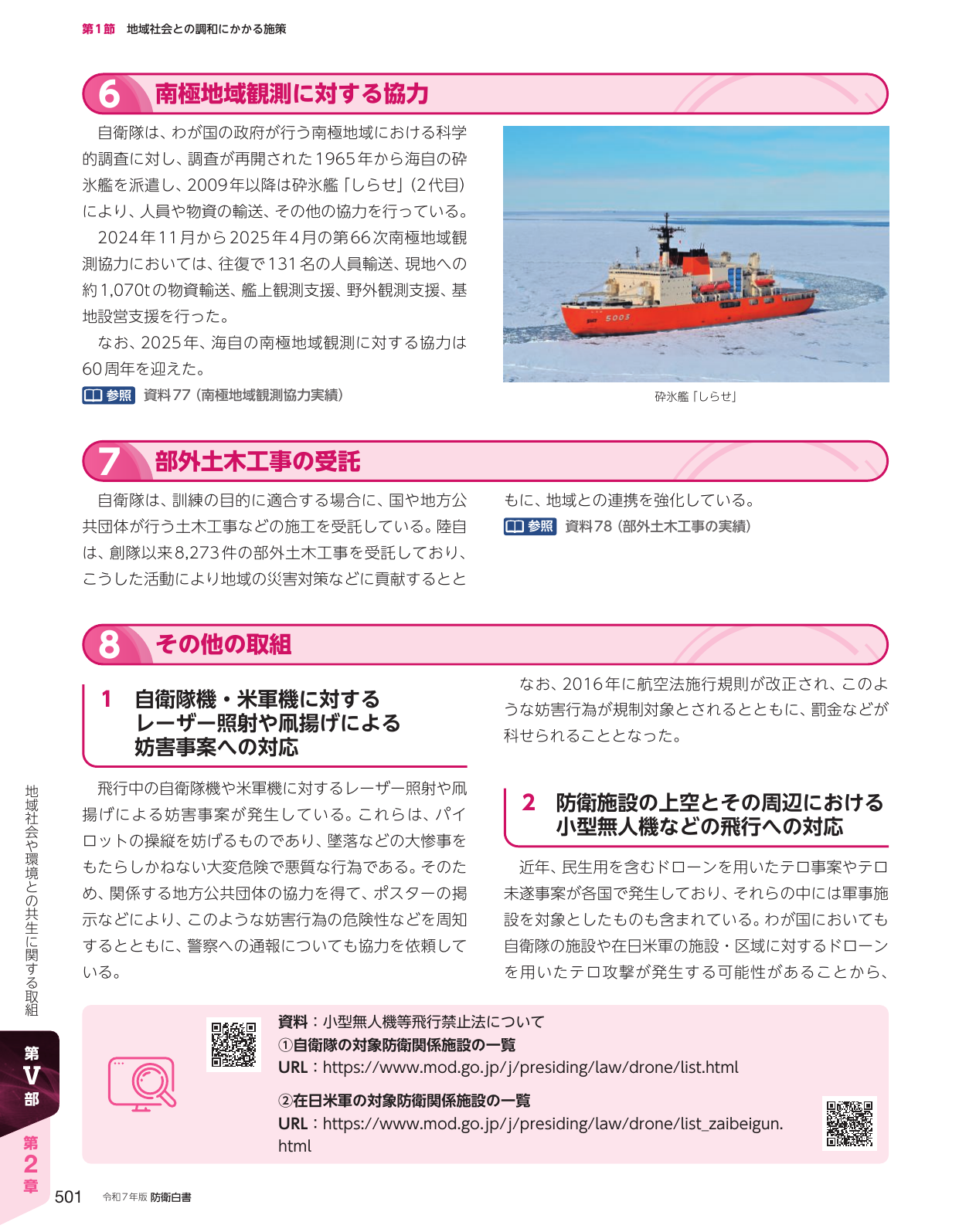 第1節 地域社会との調和にかかる施策